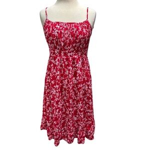 Grace Karin Red‎ and White Patterned Dress